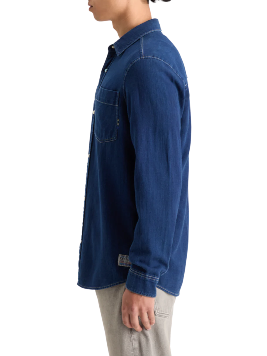 Scotch & Soda Premium Indigo Twill Shirt