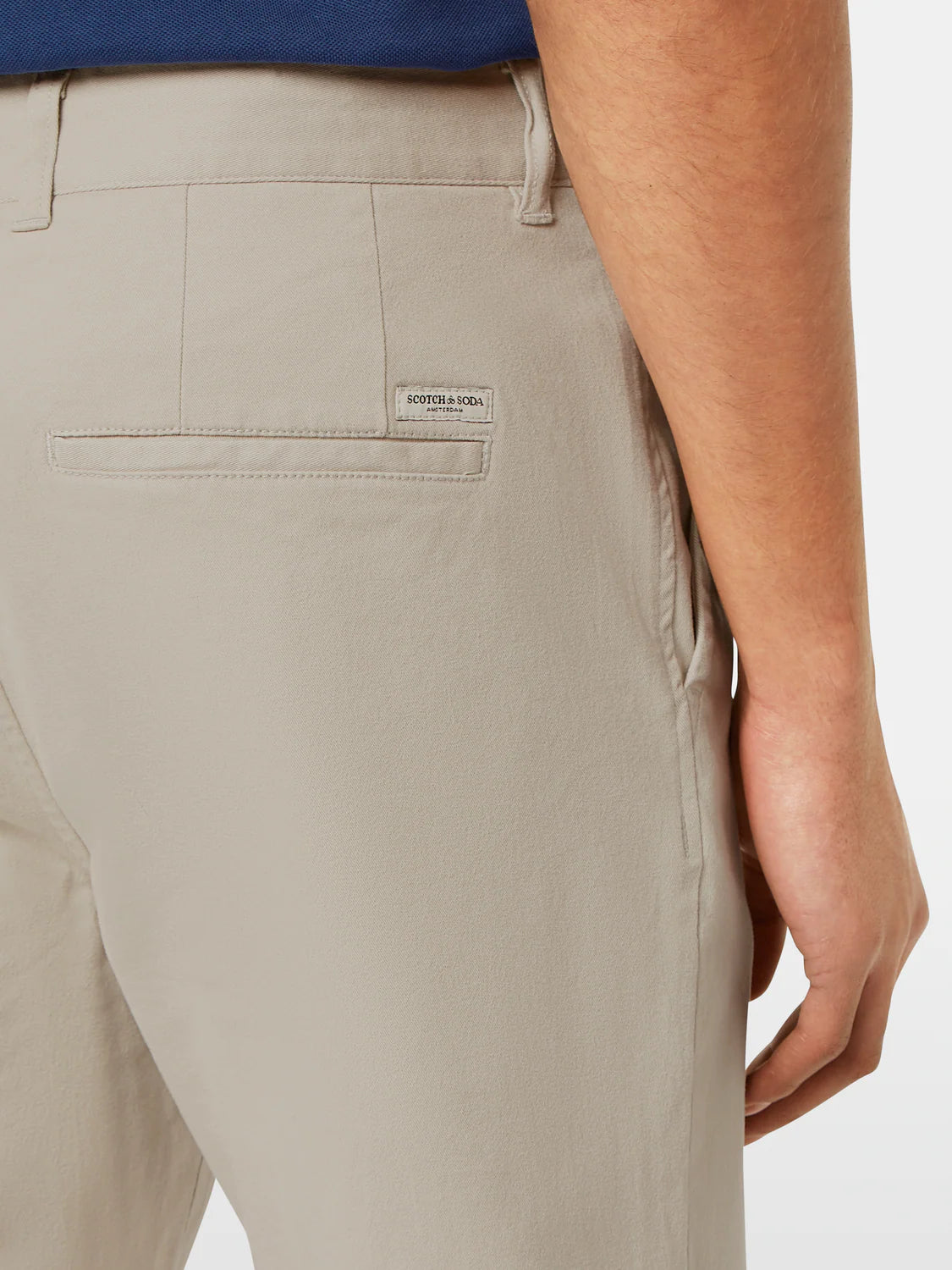 Scotch & Soda Mott Washed Chino | Highway Grey