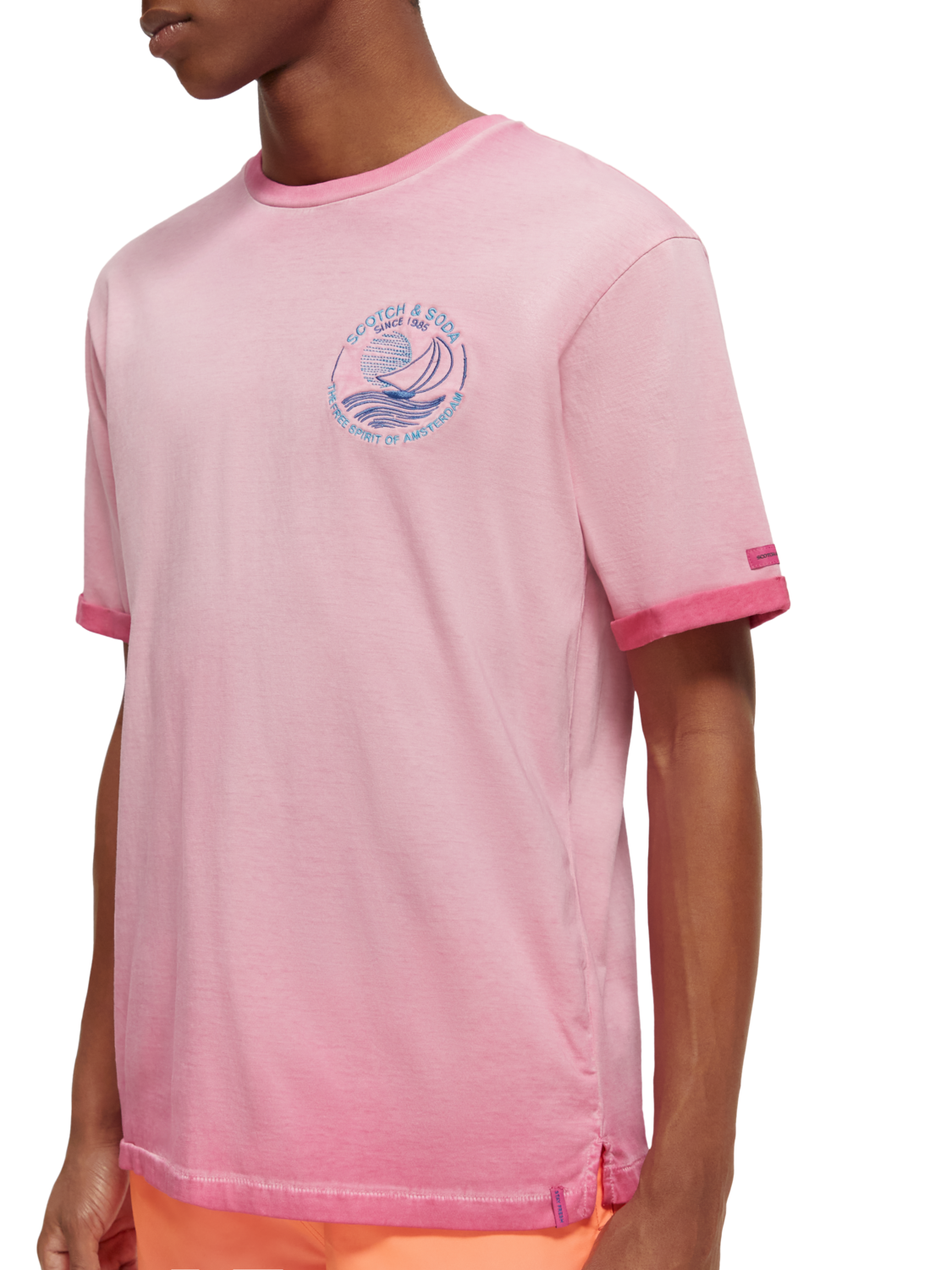 Scotch & Soda Cold Dye T-Shirt | Tee