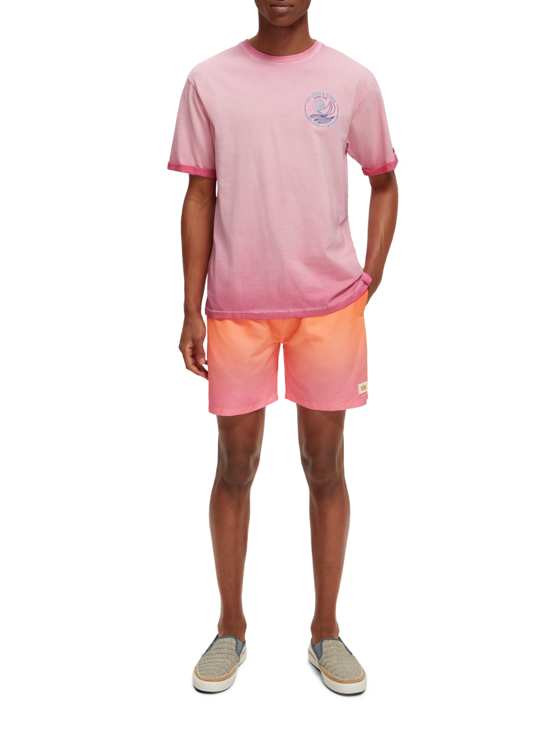 Scotch & Soda Cold Dye T-Shirt | Tee