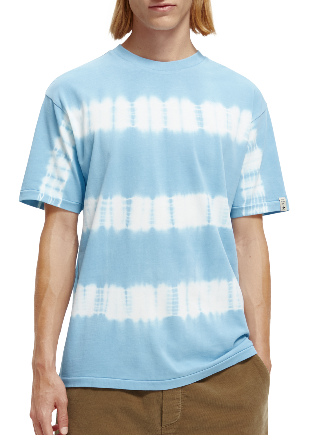 Scotch & Soda Tie Dye T-Shirt | Sky