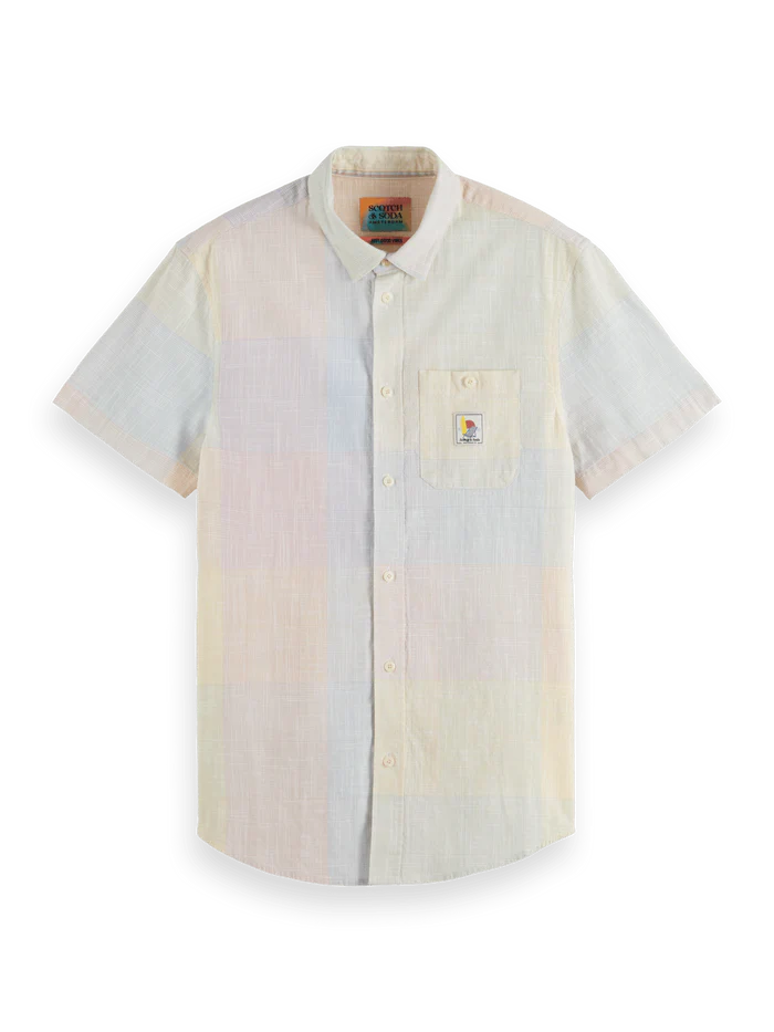 Scotch & Soda Short Sleeve Shirt | Check