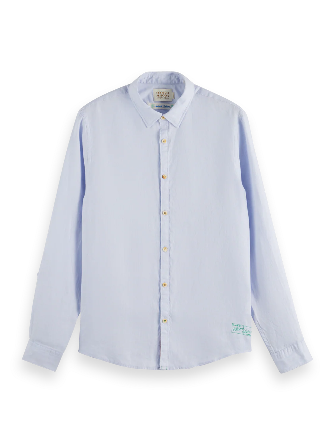 Scotch & Soda Linen Shirt | Blue