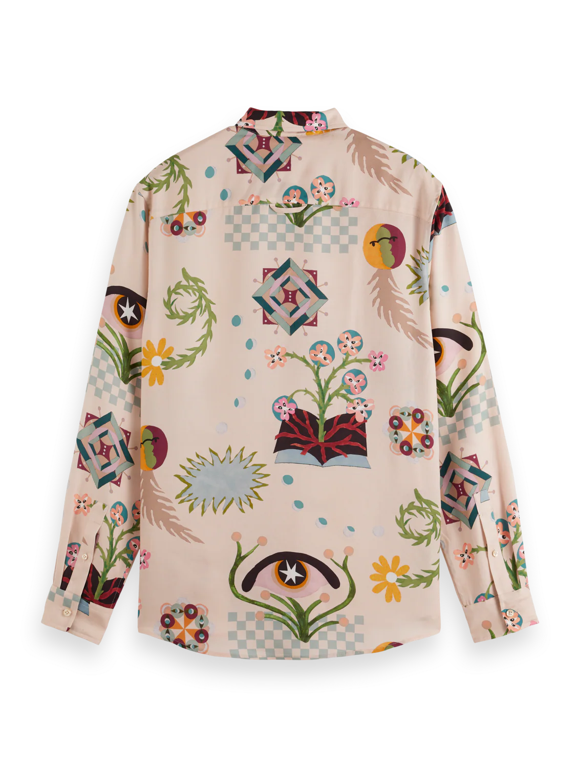 Scotch & Soda Mid Shine Shirt | Poetry AOP