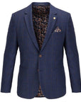 Guide London Italian Wood Blend Blazer | Blue