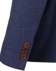 Guide London Italian Wood Blend Blazer | Blue
