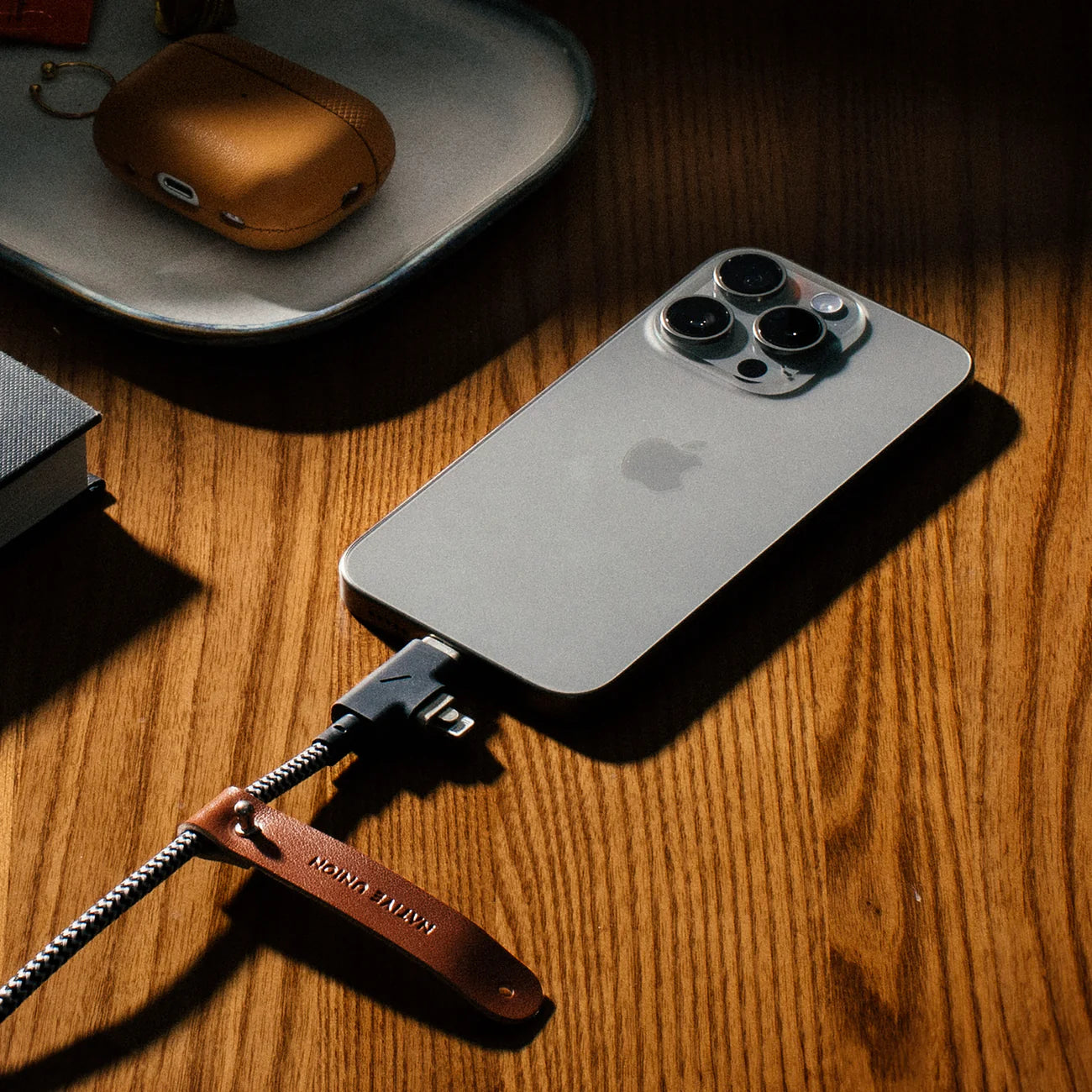 Native Union Belt Cable Duo Pro 240W (USB-C to USB-C & Lightning) | Cosmos