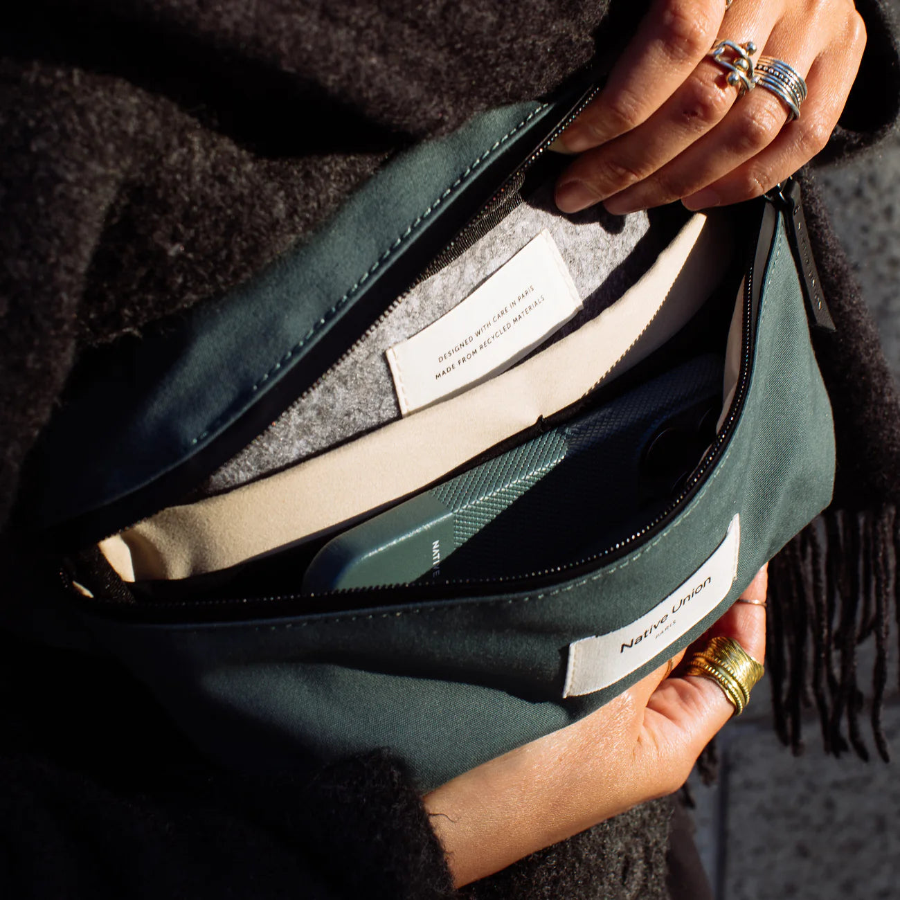 Native Union Crossbody Pouch | Slate Green