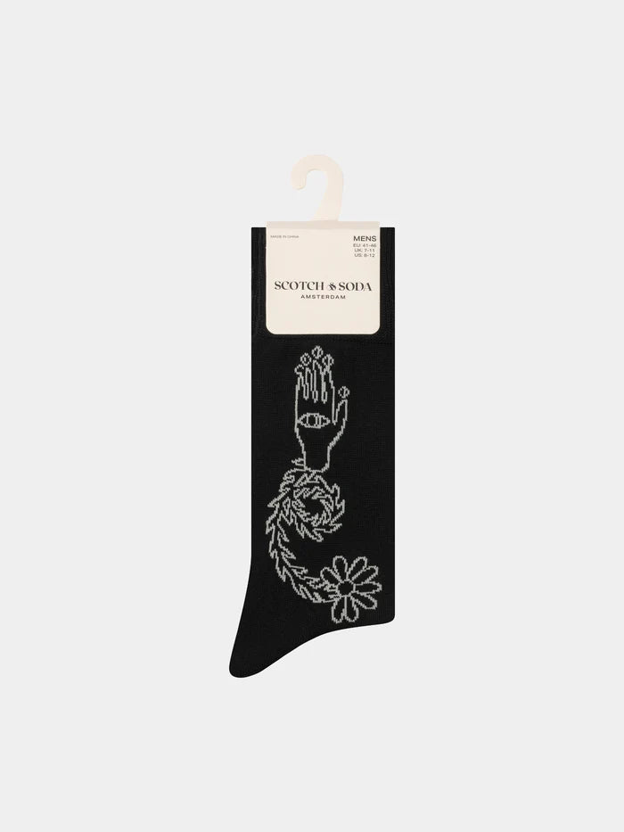 Scotch & Soda 3 Pack Socks | Black