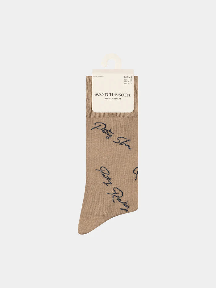 Scotch & Soda 3 Pack Socks | Beige