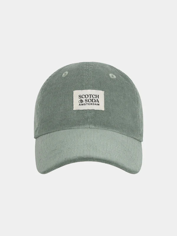 Scotch & Soda Cord Cap | Turquoise