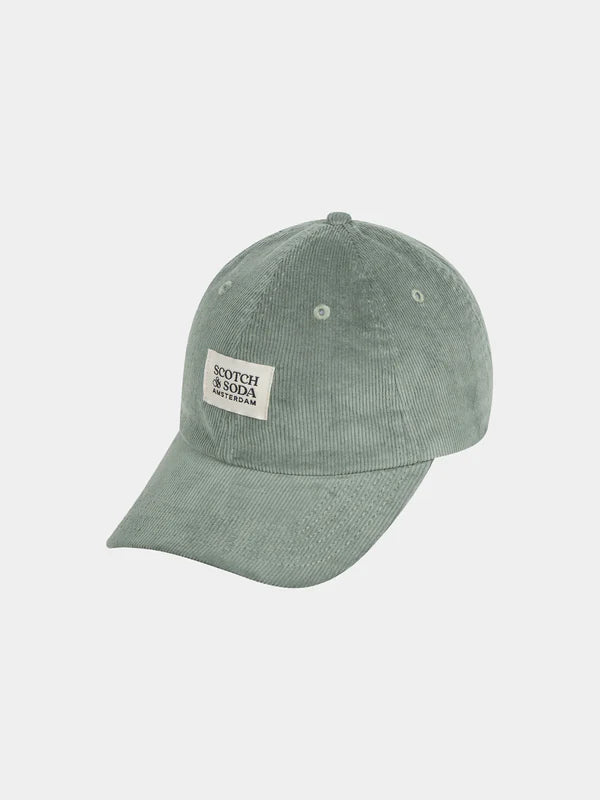 Scotch & Soda Cord Cap | Turquoise