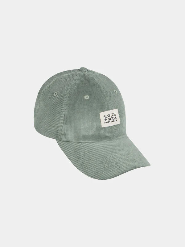 Scotch & Soda Cord Cap | Turquoise