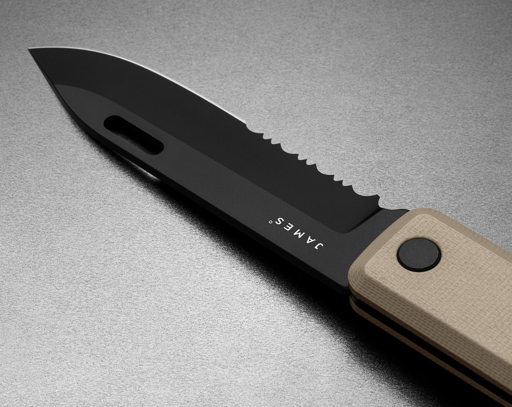 James Brand Ellis Slim | Coyote + Black Serrated