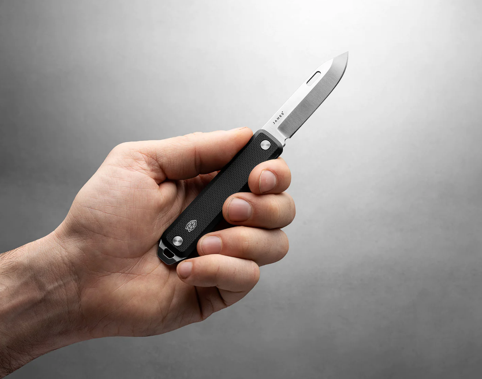 James Brand Ellis Slim | Black + Stainless Straight