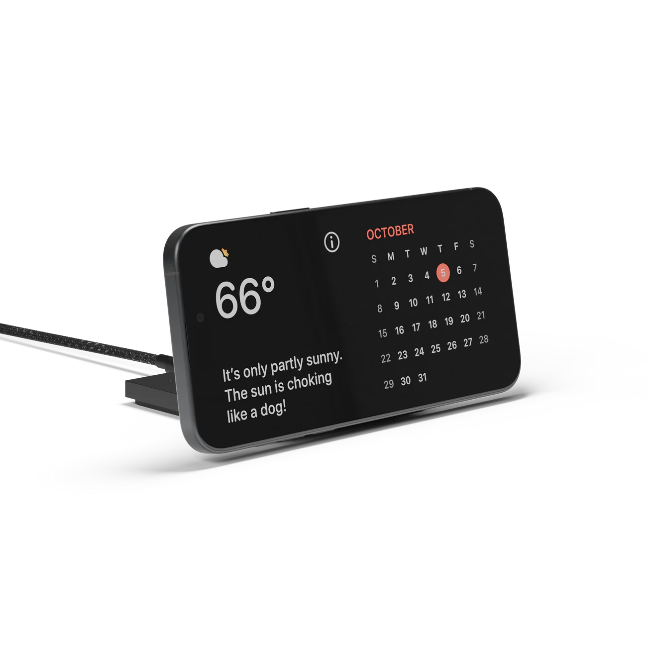 Native Union Rise Magnetic Wireless Charger | Black
