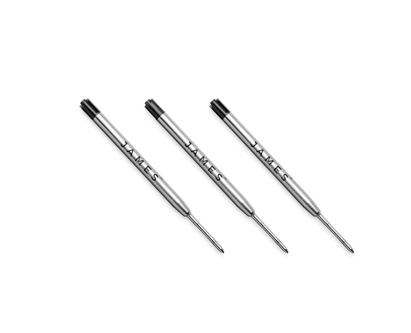 James Brand | Burwell G2 Ink Refill | Black 3 Pack