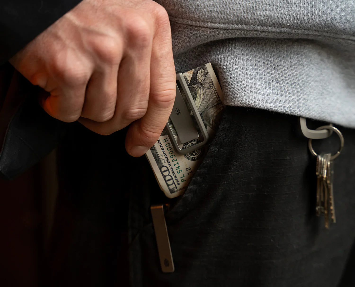 The James Brand Martindale Money Clip | Black