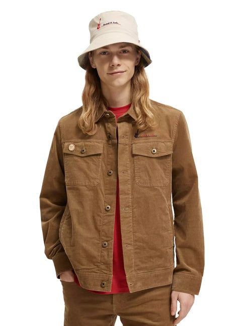 Scotch & Soda Trucker Jacket | Taupe