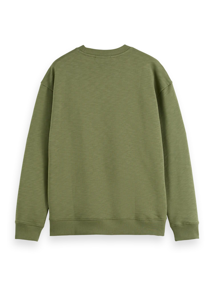 Scotch & Soda Artwork Sweatshirt | Green Ivy