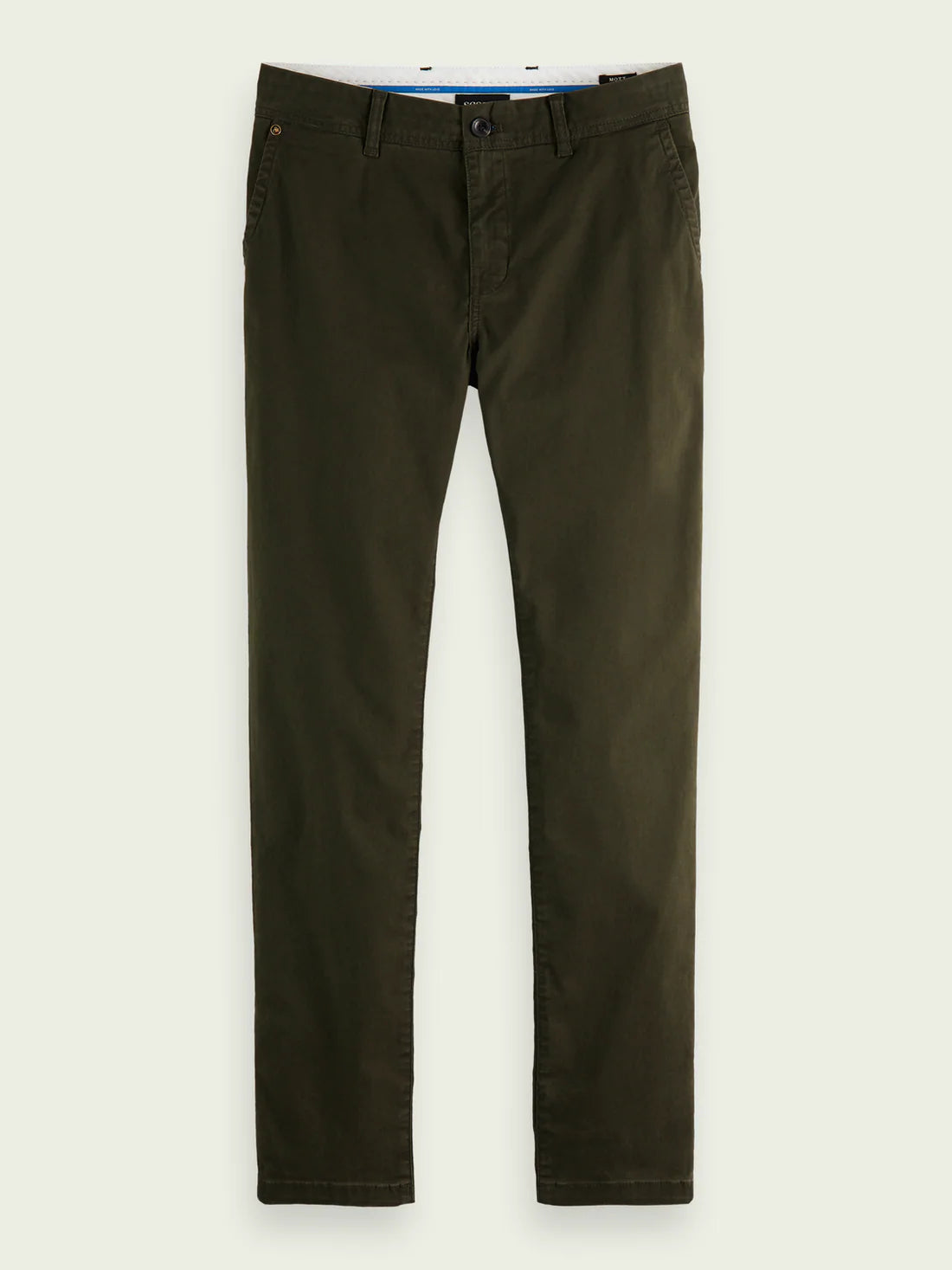 Scotch & Soda Slim Mott Chinos | Military
