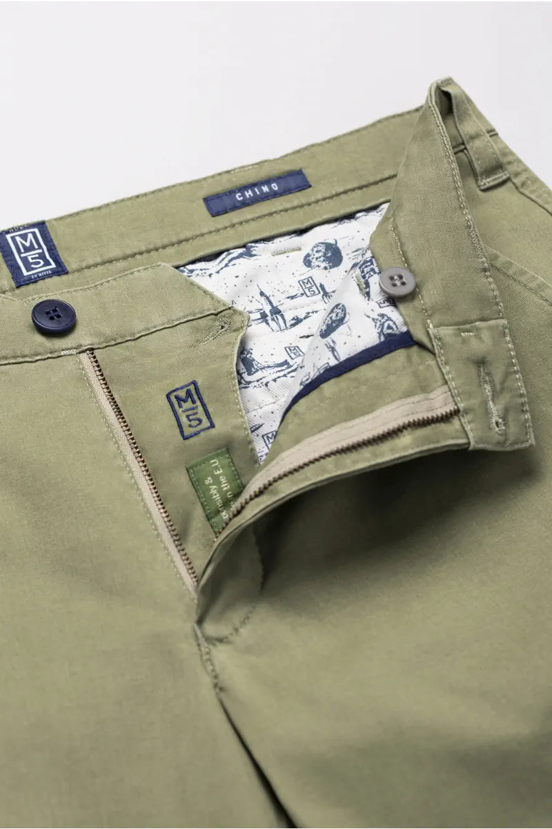 Meyer M5 Slim Chino | Light Green