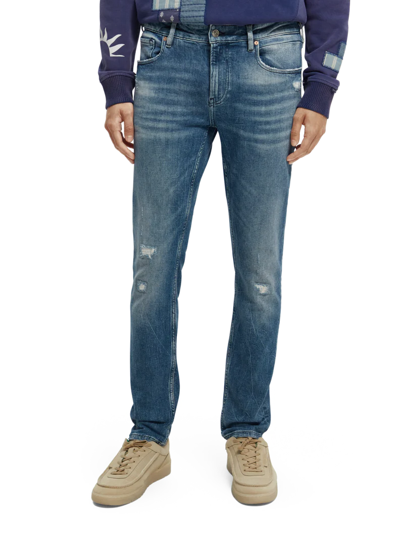 Scotch &amp; Soda Skim Skinny Jeans | Buzzing Blauw