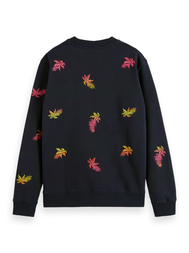 Scotch &amp; Soda Embroidered Sweatshirt | Navy