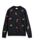 Scotch & Soda Embroidered Sweatshirt | Navy