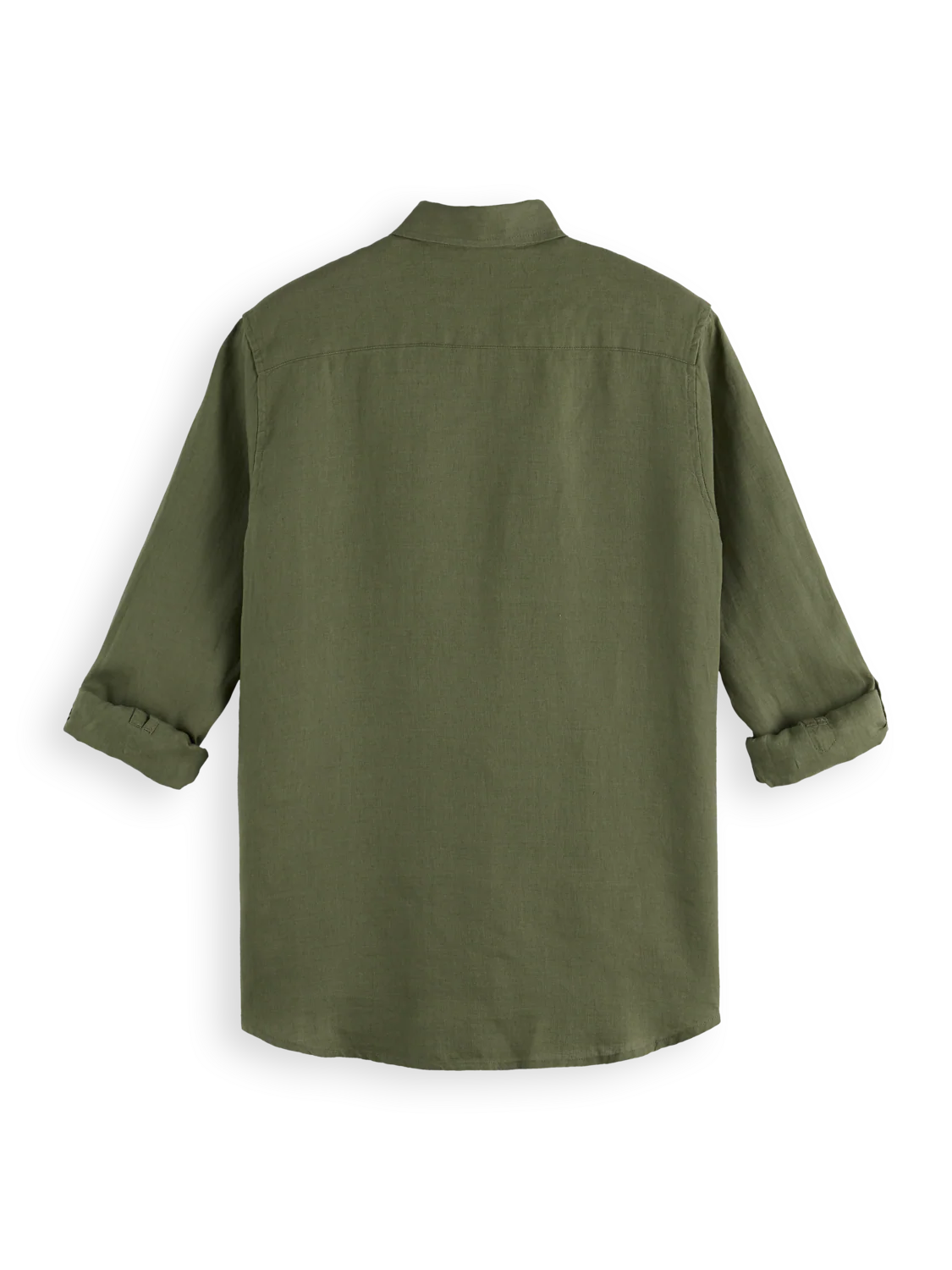 Scotch &amp; Soda Seasonal Core Linen Shirt | Army
