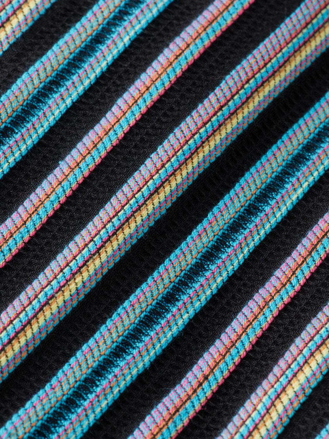 Scotch &amp; Soda Relaxed Fit Jacquard Shirt | Aqua Blue Stripe