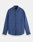 Scotch & Soda Poplin L/S Shirt | Blue Circles