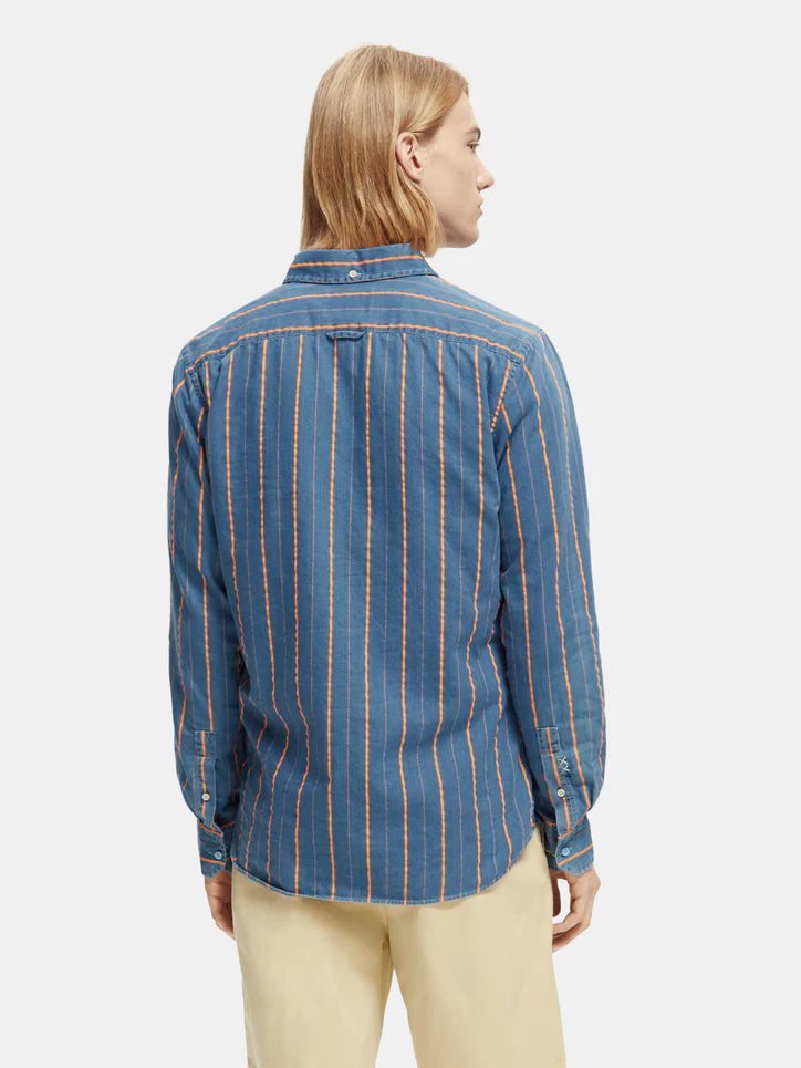 Scotch &amp; Soda Indigo Stripe Shirt | Stripe