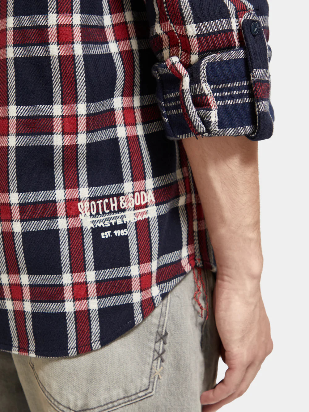 Scotch &amp; Soda Double Face Check Shirt