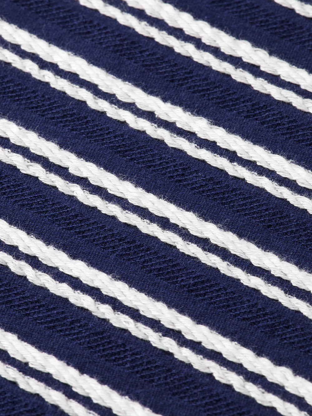 Scotch &amp; Soda Structured Stripe T-Shirt | Navy