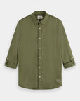 Scotch & Soda Linen Shirt | Army