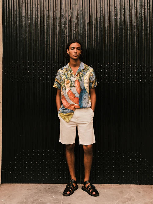 Scotch &amp; Soda Printed S/S Shirt | Embassy Tree AOP