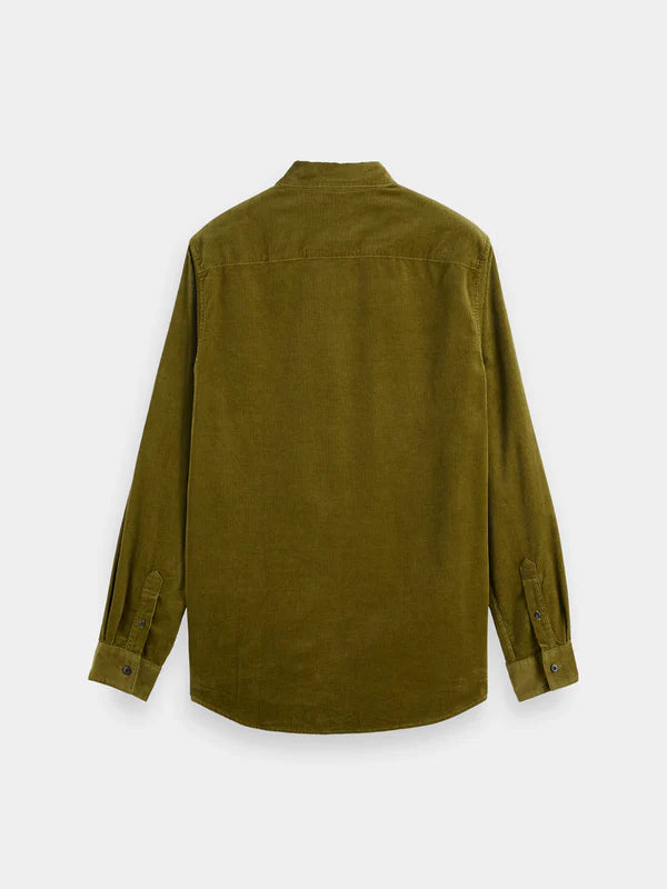 Scotch &amp; Soda Cord Shirt | Moss Green