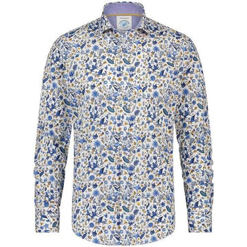 A Fish Named Fred L/S Shirt | Flamingo Yellow