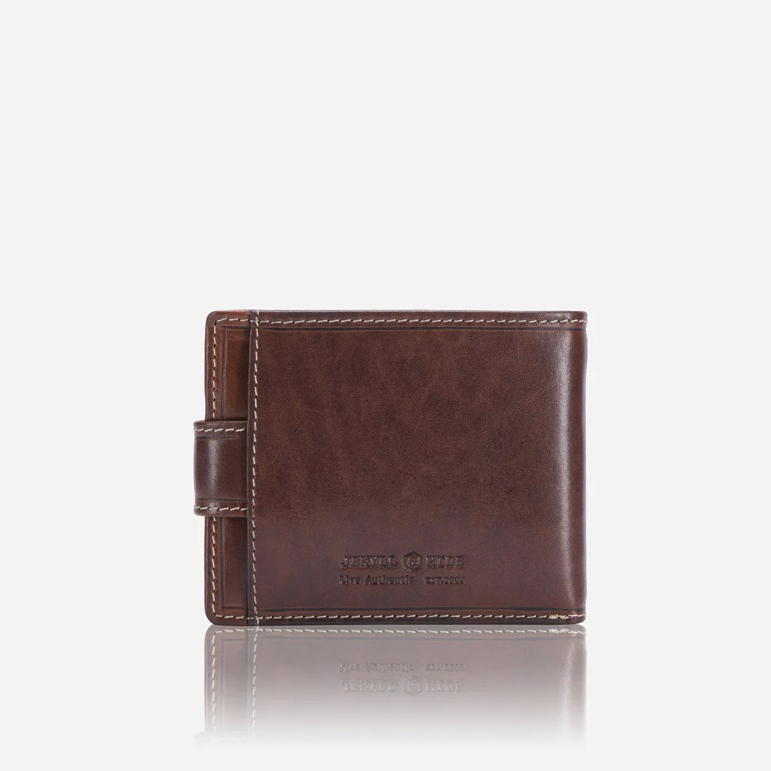 Jekyll & Hide Billfold Wallet Tab Closure | Coffee or Black