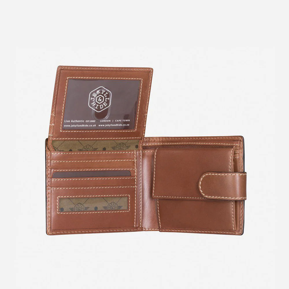 Jekyll &amp; Hide Large Bifold Wallet with Coin | Clay