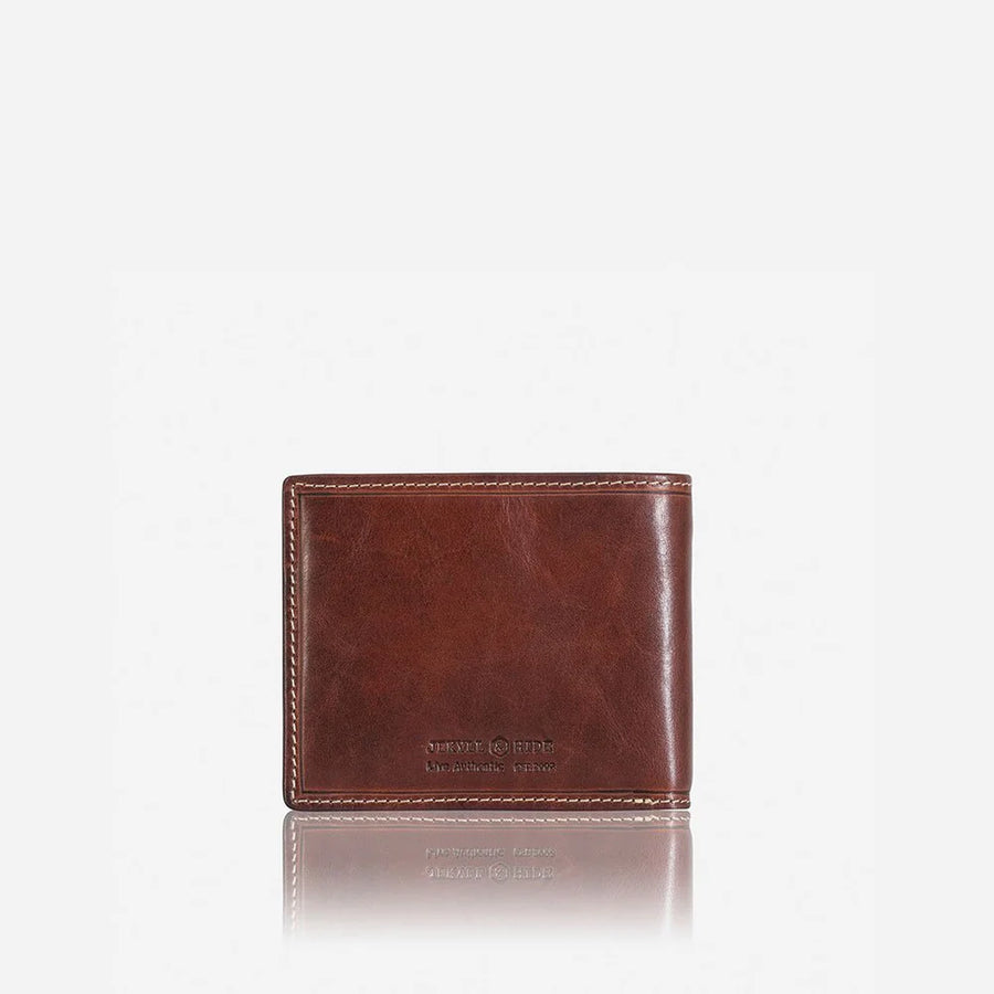 Jekyll & Hide Med Billfold Wallet with Coin | Coffee