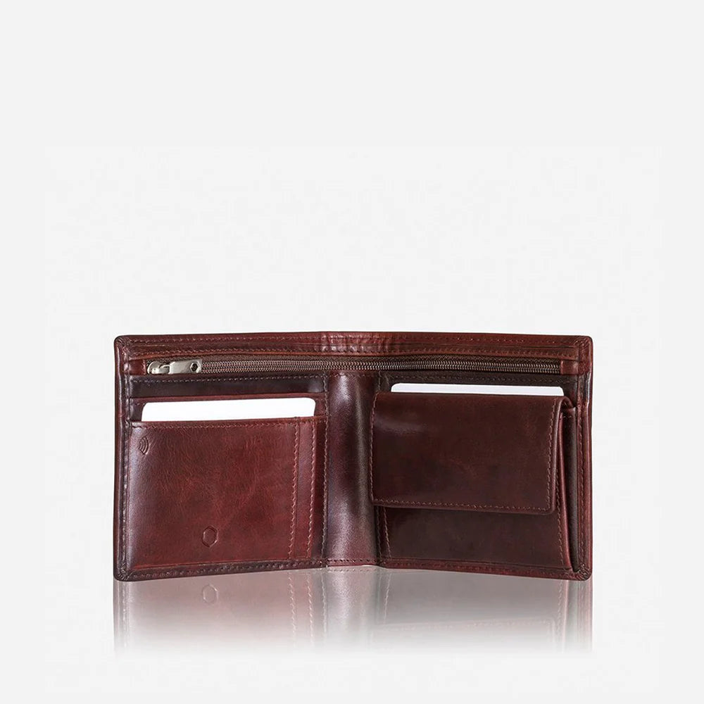 Jekyll & Hide Med Billfold Wallet with Coin | Coffee