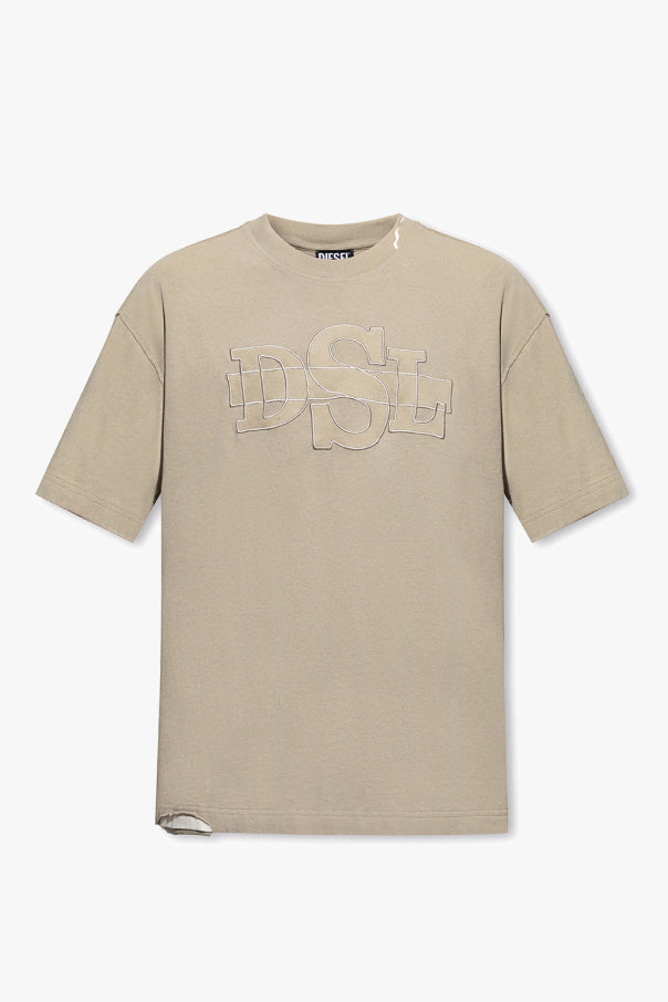 Diesel TWASH Tee Shirt | Sand