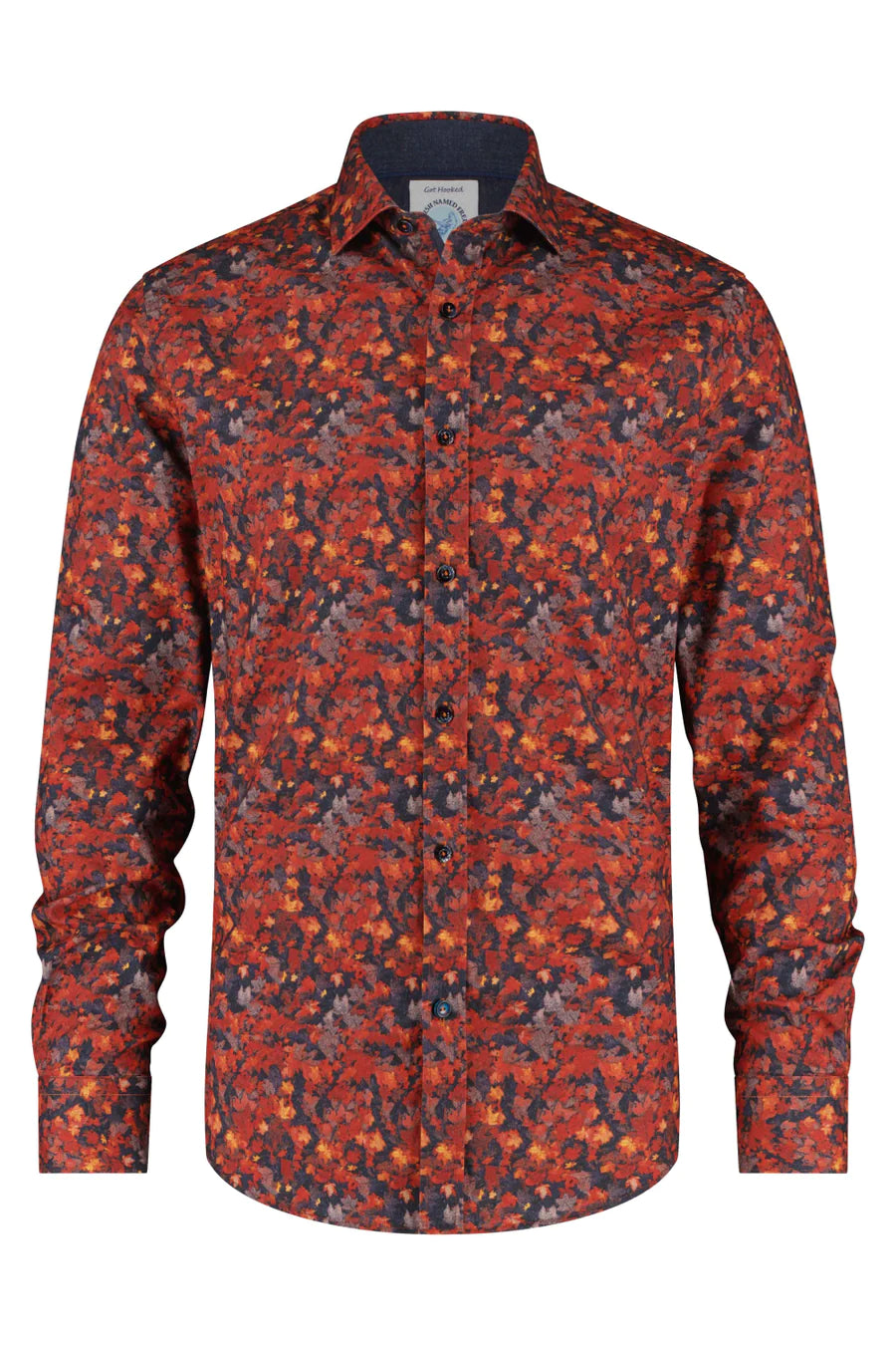 A Fish Named Fred L/S Shirt Leaves | Red
