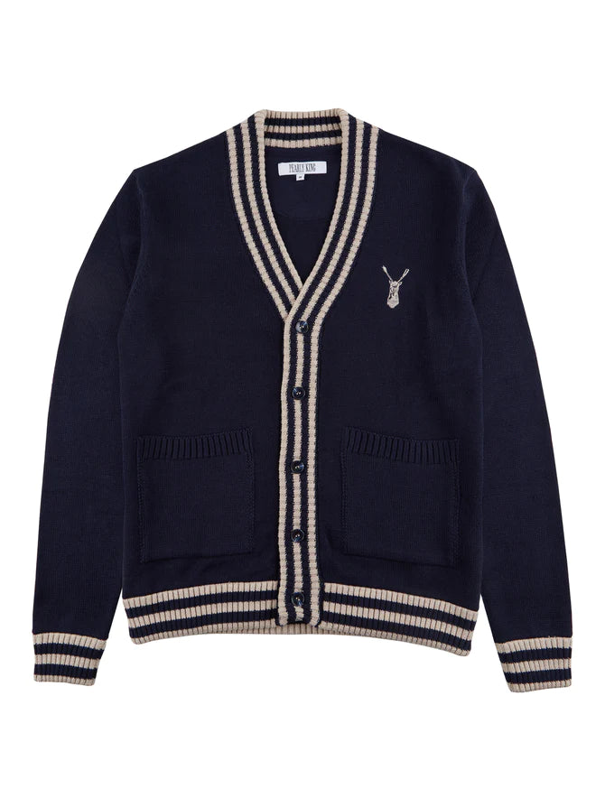 Pearly King Barret Knit Cardigan | Navy