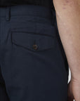 Ben Sherman Linen/Cotton Shorts | Navy