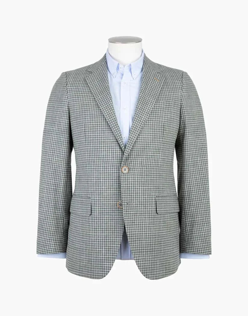 Rembrandt Hawker Gun Check Blazer | Green