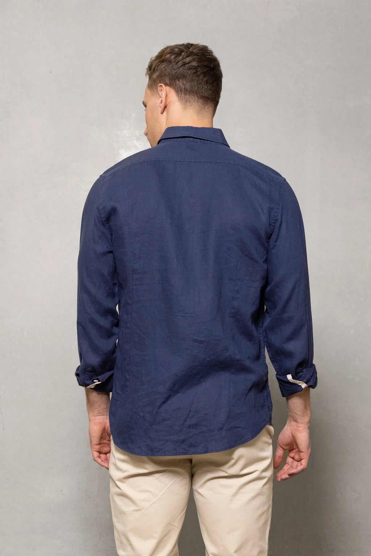 Cutler &amp; Co Blake Linen Shirt | Thunderstorm