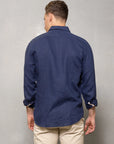 Cutler & Co Blake Linen Shirt | Thunderstorm